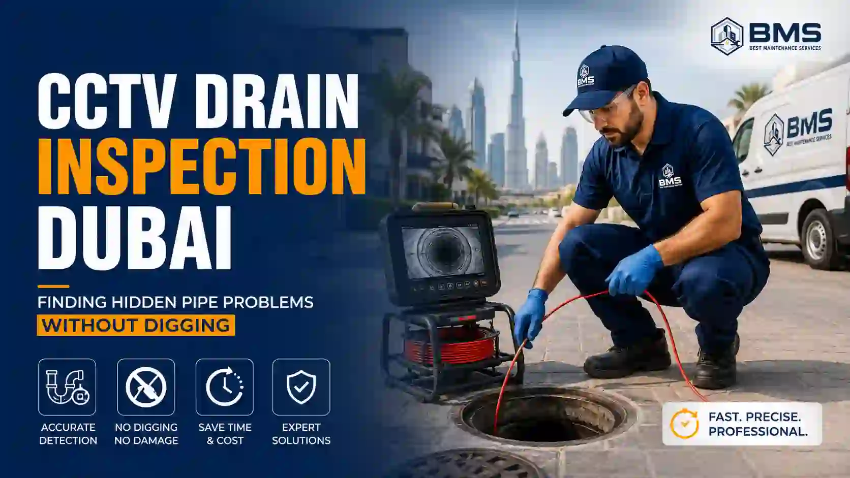 CCTV Drain Inspection Dubai: Finding Hidden Pipe Problems Without Digging