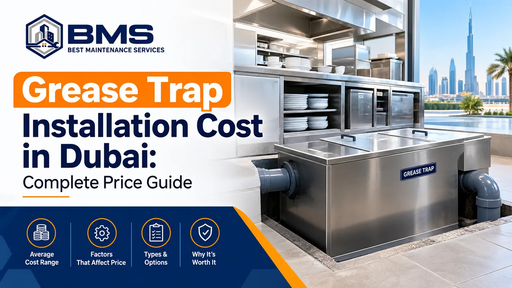 Grease Trap Installation Cost in Dubai: 2026 Guide