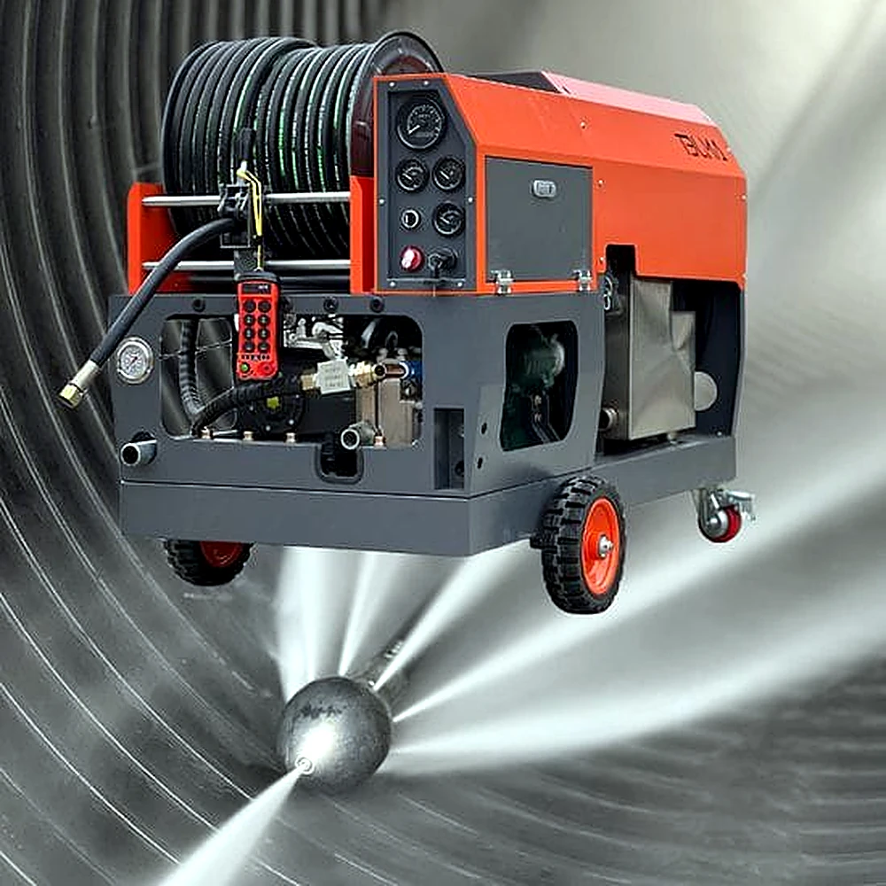 Professional hydro jetting drain cleaning machine for high pressure pipe cleaning in Dubai Professional hydro jetting drain cleaning machine for high pressure pipe cleaning in Dubai
